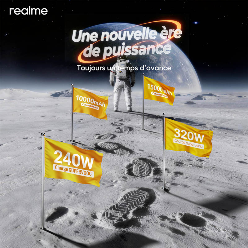 realme Power P4 batterie 10001 mAh